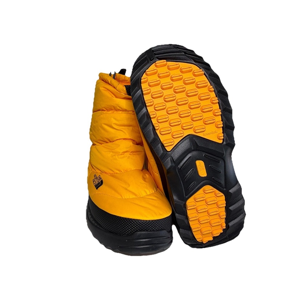 The‎ North Face 700 Yellow Puffer Quilted Goose Down Winter Snow Boots Unisex - Picture 5 of 7